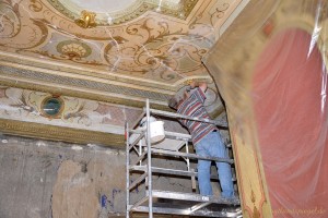Sanierung des Grünen Salons im Unteren Schloss Greiz