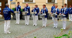 Hochzeit mit Fanfaren im Greizer Unteren Schloss