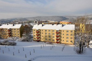 Blick auf das Greizer Neubaugebiet