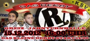 Plakat zum Bundesligakampf