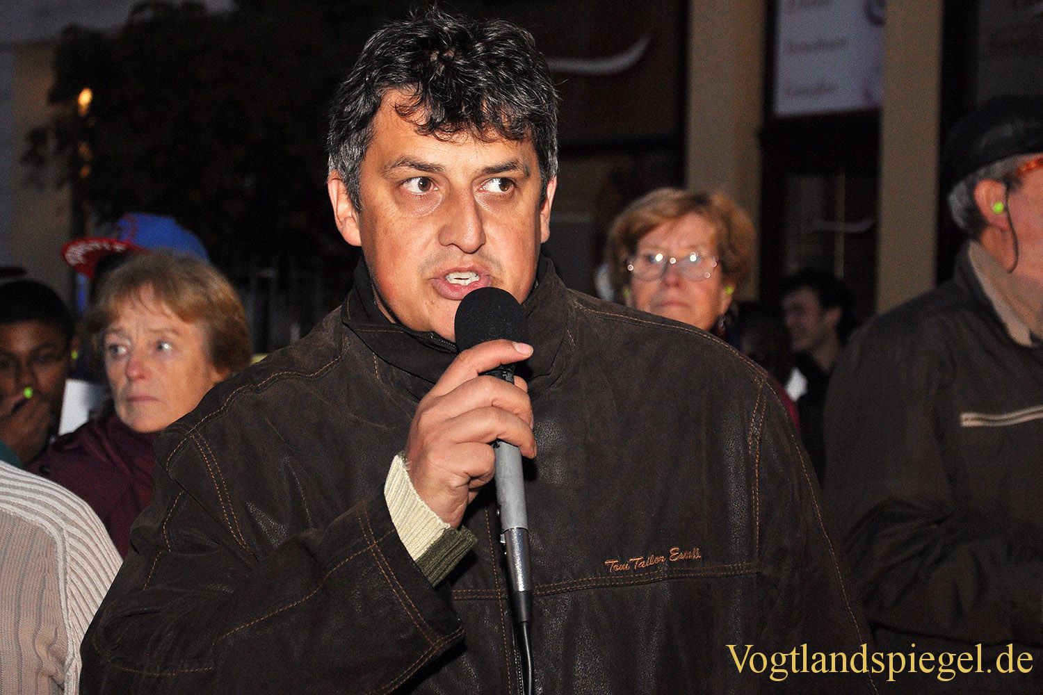 Kundgebung auf dem Greizer Markt – Solidarität mit den Asylbewerbern