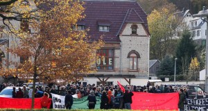 Demo unter dem Motto  Pogrome verhindern, bevor sie entstehen