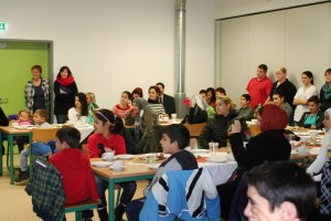 Turbulenter Nachmittag für Asylbewerberkinder und ihre Muttis