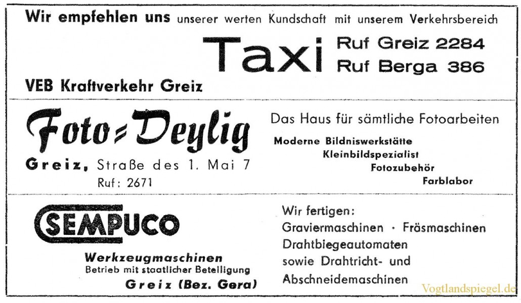 Greizer Heimatbote Oktober 1964
