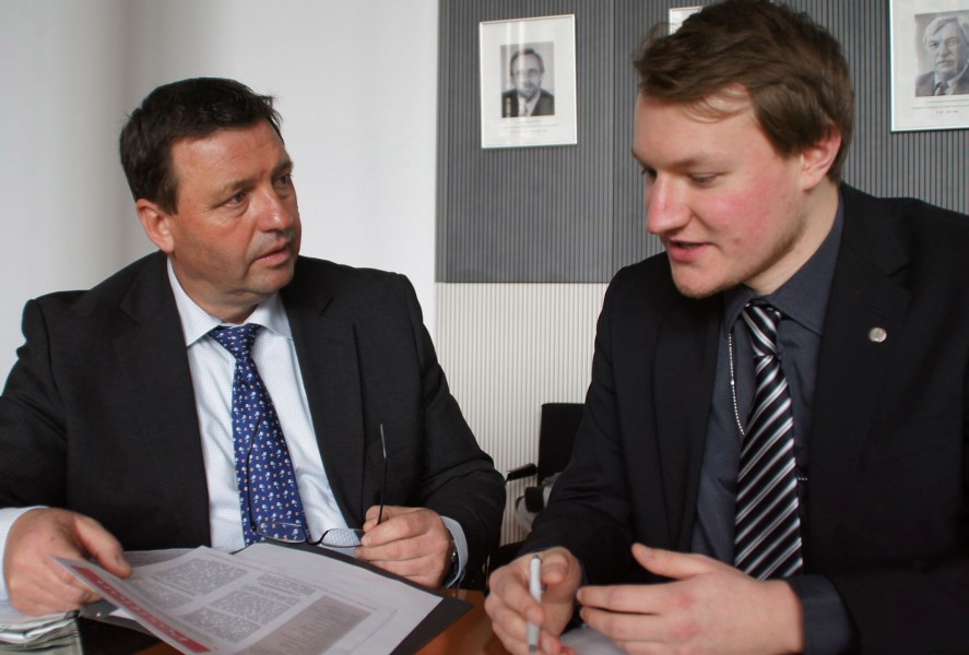 Martin Ißbrücker im Gespräch mit MdB Volkmar Vogel