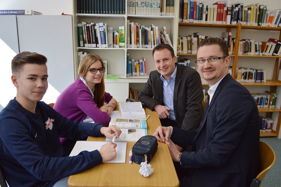 MdL Christian Tischner (CDU) besuchte Freie Schule Elstertal