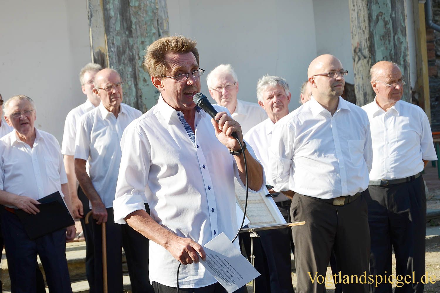 Sommer.KultuRtage: Männerchorgemeinschaft Greiz erfreute mit schönen Melodien