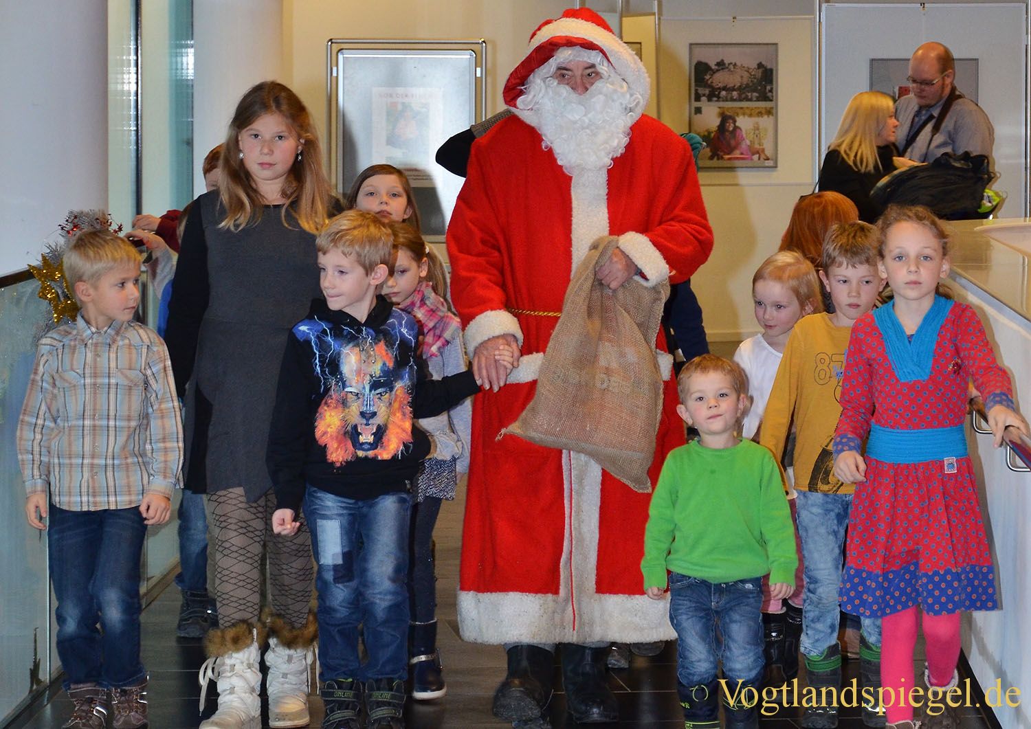 Vogtlandhalle Greiz: Wir warten auf den Weihnachtsmann