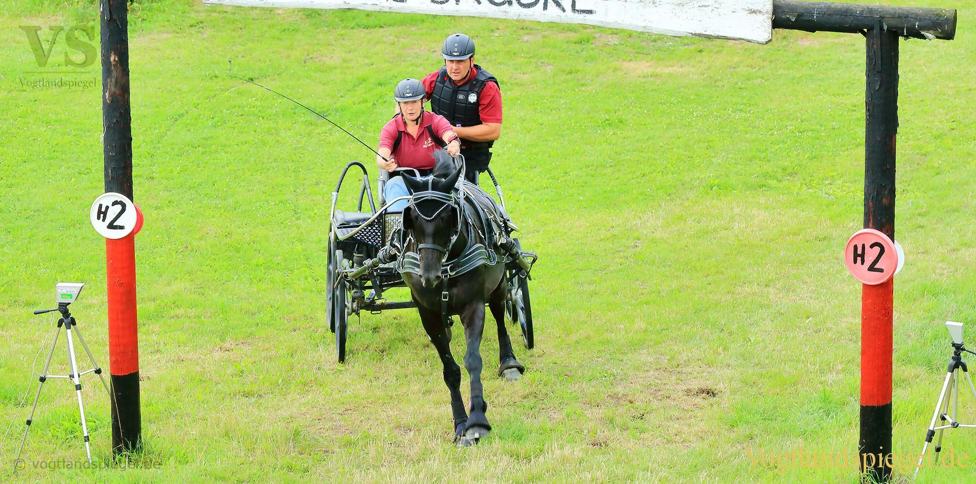 Mohlsdorf: Thüringer Landesmeisterschaft im Vier- und Einspännerfahren