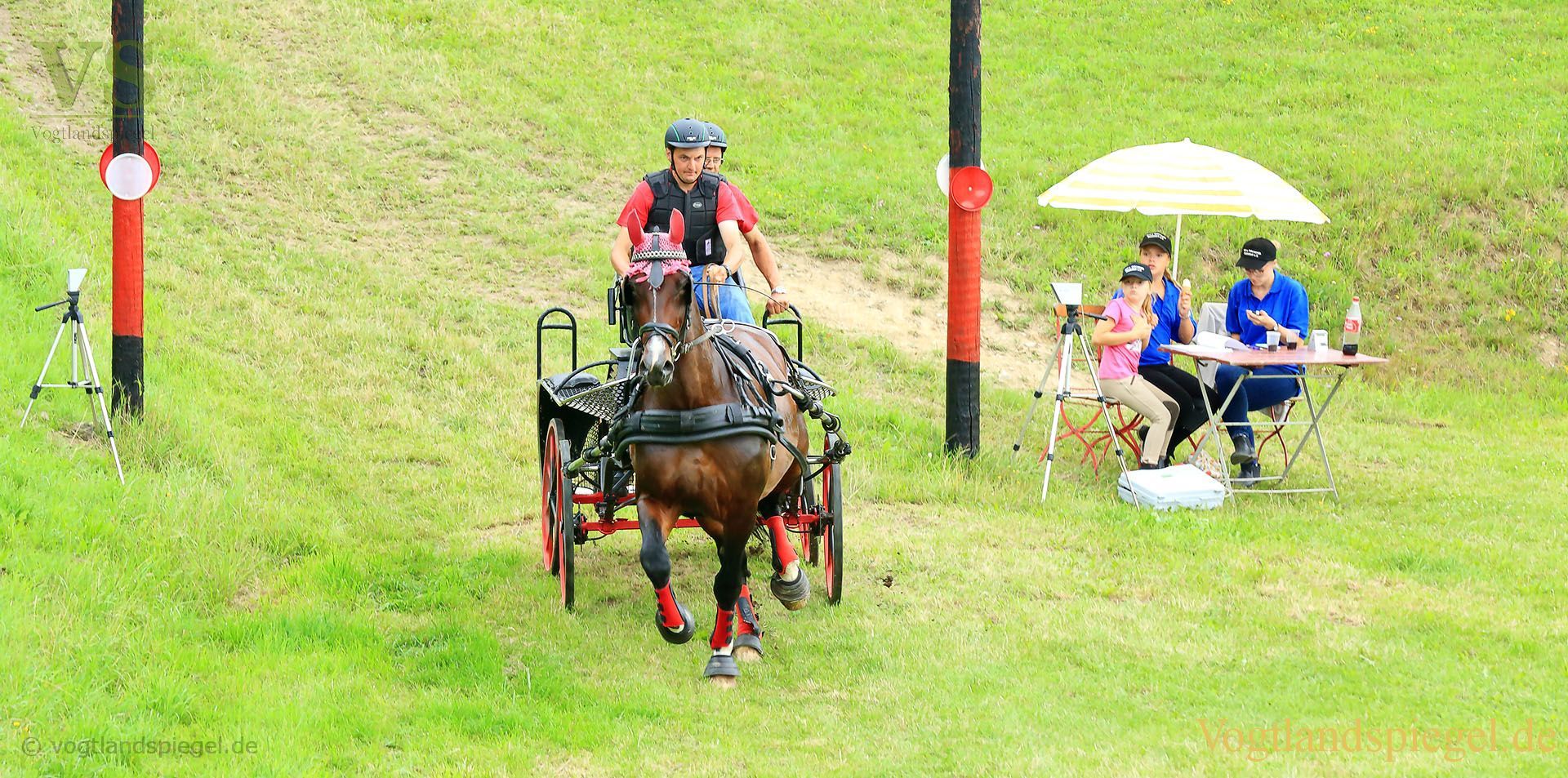 Mohlsdorf: Thüringer Landesmeisterschaft im Vier- und Einspännerfahren
