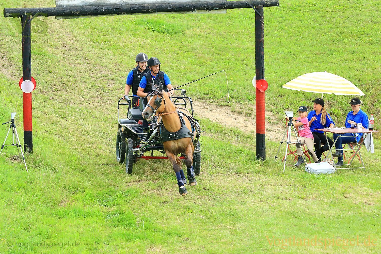 Mohlsdorf: Thüringer Landesmeisterschaft im Vier- und Einspännerfahren
