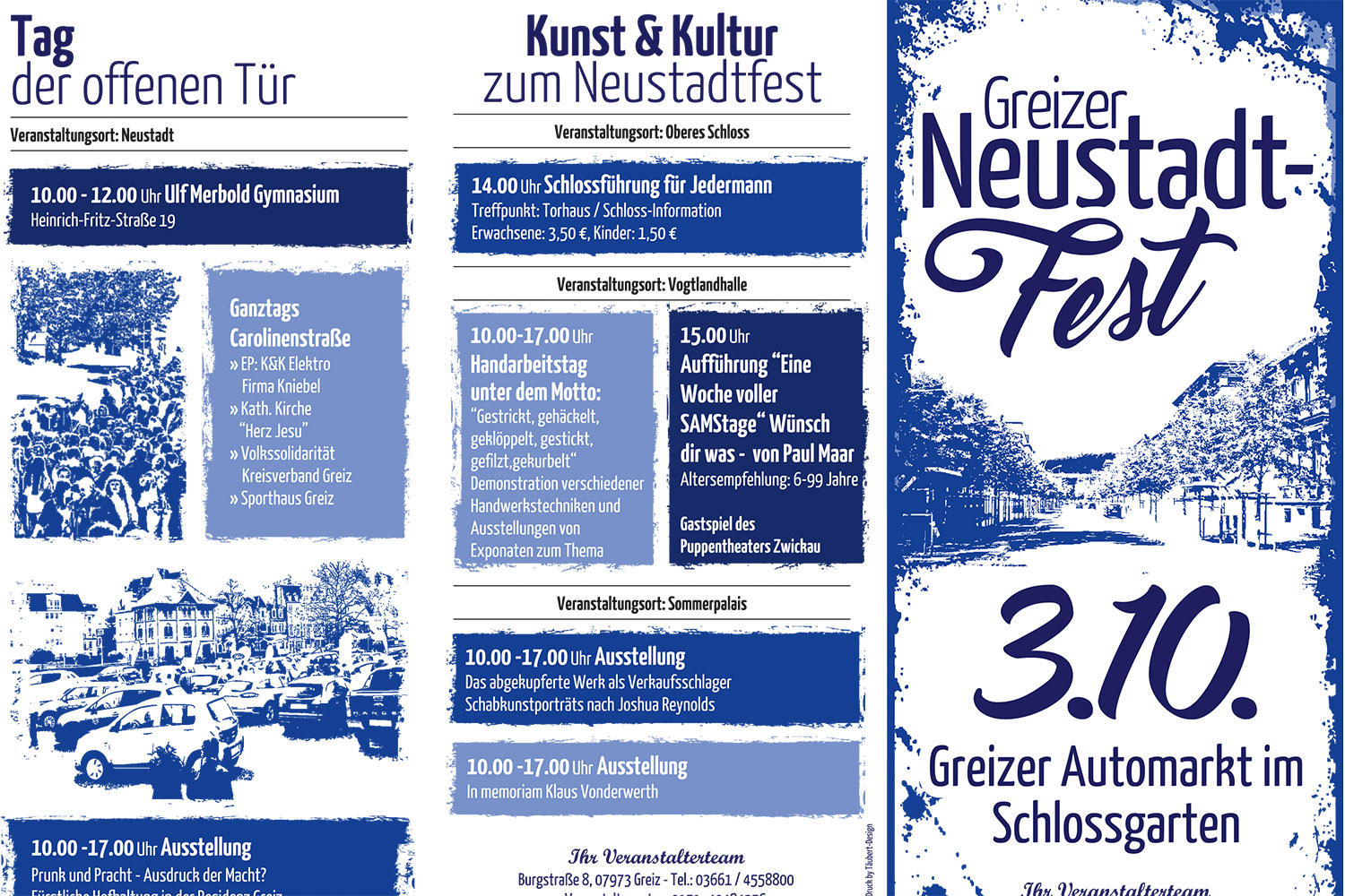 Flyer Greizer Neustadtfest